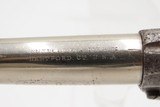NICE Antique COLT M1877 “Etched Panel” SHERIFF’S MODEL “THUNDERER” Revolver NICKEL FINISH Double Action Colt Made in 1886 - 18 of 20