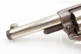 NICE Antique COLT M1877 “Etched Panel” SHERIFF’S MODEL “THUNDERER” Revolver NICKEL FINISH Double Action Colt Made in 1886 - 15 of 20