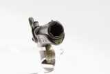 ENGRAVED & SILVER Mounted Antique DERINGER Percussion Pistol KILLED LINCOLN Henry Deringer’s Famous Pocket Pistol GERMAN SILVER - 14 of 15
