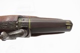 ENGRAVED & SILVER Mounted Antique DERINGER Percussion Pistol KILLED LINCOLN Henry Deringer’s Famous Pocket Pistol GERMAN SILVER - 8 of 15