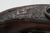ENGRAVED & SILVER Mounted Antique DERINGER Percussion Pistol KILLED LINCOLN Henry Deringer’s Famous Pocket Pistol GERMAN SILVER - 5 of 15