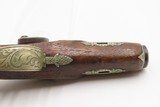 ENGRAVED & SILVER Mounted Antique DERINGER Percussion Pistol KILLED LINCOLN Henry Deringer’s Famous Pocket Pistol GERMAN SILVER - 6 of 15