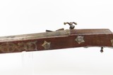 GOLD INLAID Antique ORNATE Spanish .65 OTTOMAN/ASIAN Style MIQUELET Rifle
“BC” Marked MILITIA LONGARM From the 19th Century - 23 of 25