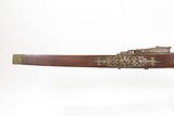 GOLD INLAID Antique ORNATE Spanish .65 OTTOMAN/ASIAN Style MIQUELET Rifle
“BC” Marked MILITIA LONGARM From the 19th Century - 11 of 25