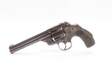 NEW DEPARTURE Antique SMITH & WESSON .38 Safety Hammerless “LEMON SQUEEZER” 5-Shot S&W Top Break SELF DEFENSE DA Revolver - 2 of 18