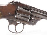 NEW DEPARTURE Antique SMITH & WESSON .38 Safety Hammerless “LEMON SQUEEZER” 5-Shot S&W Top Break SELF DEFENSE DA Revolver - 17 of 18