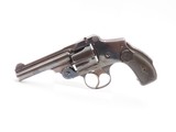 Early 1900s SMITH & WESSON .38 Safety Hammerless C&R SELF DEFENSE Revolver
Nice TURN OF THE CENTURY Top Break Revolver - 2 of 19