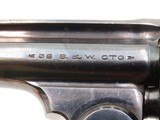 Early 1900s SMITH & WESSON .38 Safety Hammerless C&R SELF DEFENSE Revolver
Nice TURN OF THE CENTURY Top Break Revolver - 6 of 19