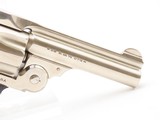 NICE New Departure SMITH & WESSON .38 Safety Hammerless C&R w/PEARL GRIPS
5th Model S&W SELF DEFENSE Revolver NICKEL FINISH - 21 of 21