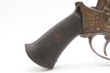 GOLD & SILVER INLAID Antique EUROPEAN Double Action SELF DEFENSE Revolver
1880s Mainland Europe Conceal & Carry Revolver - 5 of 16