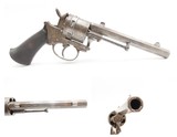 GOLD & SILVER INLAID Antique EUROPEAN Double Action SELF DEFENSE Revolver
1880s Mainland Europe Conceal & Carry Revolver - 1 of 16