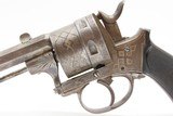 GOLD & SILVER INLAID Antique EUROPEAN Double Action SELF DEFENSE Revolver
1880s Mainland Europe Conceal & Carry Revolver - 13 of 16