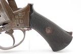 GOLD & SILVER INLAID Antique EUROPEAN Double Action SELF DEFENSE Revolver
1880s Mainland Europe Conceal & Carry Revolver - 14 of 16