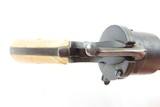 ENGRAVED & GOLD INLAID Antique BELGIAN Folding Trigger 9mm PINFIRE Revolver DOUBLE ACTION Sidearm w/HOLSTER & ANTIQUE IVORIES - 1 of 18