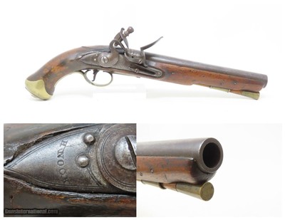 Antique HENRY NOCK Pattern 1759 ELLIOT Light Dragoon FLINTLOCK Pistol RARE
BRITISH MILITARY SIDEARM