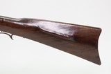 Antique “POOR BOY” Long Rifle FLINTLOCK Full-Stock American FRONTIER .40
With Iron Hardware - 25 of 25