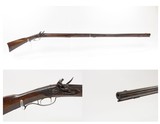 Antique “POOR BOY” Long Rifle FLINTLOCK Full-Stock American FRONTIER .40
With Iron Hardware - 1 of 25