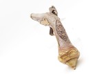 SILVER INLAD & ORNATE Antique MEDITERANEAN Style Flintlock HORSE Pistol
ENGRAVED Late-18th / Early 19th Century Pistol - 17 of 17