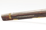 SILVER INLAD & ORNATE Antique MEDITERANEAN Style Flintlock HORSE Pistol
ENGRAVED Late-18th / Early 19th Century Pistol - 13 of 17