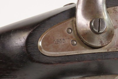 NEW JERSEY 1863 Dated CIVIL WAR Antique U.S. SAVAGE Model 1861 Rifle-Musket PERCUSSION Mid-Civil War U.S. Contract Musket - Image 5 of 25
