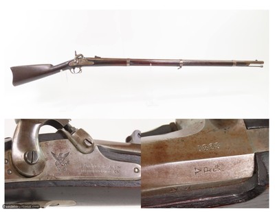 NEW JERSEY 1863 Dated CIVIL WAR Antique U.S. SAVAGE Model 1861 Rifle-Musket PERCUSSION Mid-Civil War U.S. Contract Musket