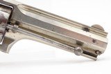 SCARCE Antique REMINGTON SMOOT New Model No. 2 .32 RF Revolver NICKEL PLATE One of Only 3,000 SELF DEFENSE POCKET Revolvers - 3 of 16
