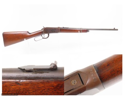1905 mfr. WINCHESTER Model 1894 .32 WS Lever Action SADDLE RING CARBINE C&R John Moses Browning Design 20” 1/2 Magazine, Shotgun Butt