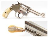 SMITH & WESSON .38 Military & Police Model of 1905 .38 SPECIAL Revolver C&R VERY NICE with NICKEL FINISH and PEARL GRIPS - 1 of 19