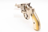 SMITH & WESSON .38 Military & Police Model of 1905 .38 SPECIAL Revolver C&R VERY NICE with NICKEL FINISH and PEARL GRIPS - 19 of 19