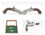 Antique DOUBLE BARREL Side by Side Folding Triggers PINFIRE 9mm Pistol
SELF DEFENSE Pistol from the Mid-19th Century - 1 of 25