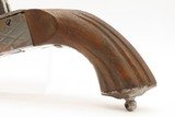 Antique DOUBLE BARREL Side by Side Folding Triggers PINFIRE 9mm Pistol
SELF DEFENSE Pistol from the Mid-19th Century - 14 of 25