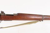 WORLD WAR II U.S. Remington M1903A3 Bolt Action C&R Rifle .30-06 WEB SLING
Made in 1942 w/ “R.A. / FLAMING BOMB / 12-42” Barrel - 4 of 25