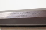 CIVIL WAR Antique OVERBAUGH & STANTON Percussion HOMESTEAD/HUNTING Rifle
Back Action GAME GETTING Rifle w/SET TRIGGER - 19 of 25