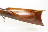 CIVIL WAR Antique OVERBAUGH & STANTON Percussion HOMESTEAD/HUNTING Rifle
Back Action GAME GETTING Rifle w/SET TRIGGER - 24 of 25