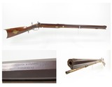 CIVIL WAR Antique OVERBAUGH & STANTON Percussion HOMESTEAD/HUNTING Rifle
Back Action GAME GETTING Rifle w/SET TRIGGER - 1 of 25