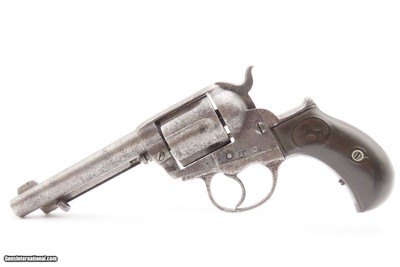 Antique LETTERED American Express Co. COLT M1877 LIGHTNING .38 DA RevolverFACTORY LETTERED Double Action w/DISPLAY CASE - Image 4 of 25