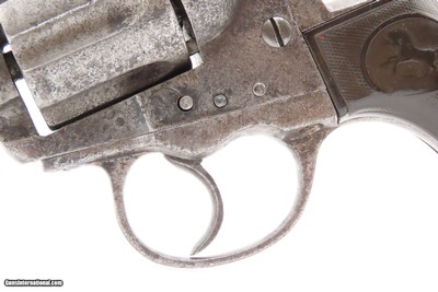 Antique LETTERED American Express Co. COLT M1877 LIGHTNING .38 DA RevolverFACTORY LETTERED Double Action w/DISPLAY CASE - Image 20 of 25