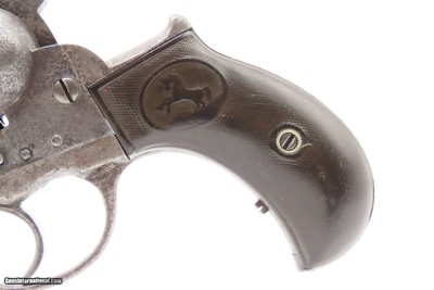 Antique LETTERED American Express Co. COLT M1877 LIGHTNING .38 DA RevolverFACTORY LETTERED Double Action w/DISPLAY CASE - Image 18 of 25