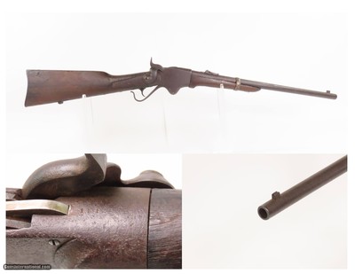 FRONTIER Antique U.S. BURNSIDE M1865 SPENCER SADDLE RING CAVALRY CARBINE
Indian Wars Era .50 Caliber Repeater!
