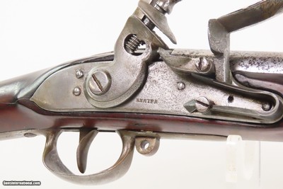 RARE EXETER NEW HAMPSHIRE Antique Joshua & Charles BARSTOW M1808 FLINTLOCK1 of 2,375 of this Contract, WAR OF 1812 - Image 10 of 25