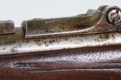 Antique U.S. SPRINGFIELD M1866 ALLIN Conversion TRAPDOOR Rifle with BAYONET Rifle Made Famous During the INDIAN WARS - Image 25 of 25