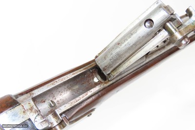 Antique U.S. SPRINGFIELD M1866 ALLIN Conversion TRAPDOOR Rifle with BAYONET Rifle Made Famous During the INDIAN WARS - Image 18 of 25