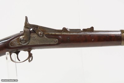 Antique U.S. SPRINGFIELD M1866 ALLIN Conversion TRAPDOOR Rifle with BAYONET Rifle Made Famous During the INDIAN WARS - Image 5 of 25
