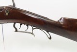c1860 J. HARDING of LOWELL, MASSACHUSETTS Half Stock LONG RIFLE .44 Caliber Half-Round, Half-Octagonal Barrel, Double Set Triggers - 22 of 25
