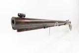 c1860 J. HARDING of LOWELL, MASSACHUSETTS Half Stock LONG RIFLE .44 Caliber Half-Round, Half-Octagonal Barrel, Double Set Triggers - 25 of 25