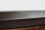 c1860 J. HARDING of LOWELL, MASSACHUSETTS Half Stock LONG RIFLE .44 Caliber Half-Round, Half-Octagonal Barrel, Double Set Triggers - 24 of 25