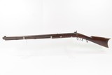 c1860 J. HARDING of LOWELL, MASSACHUSETTS Half Stock LONG RIFLE .44 Caliber Half-Round, Half-Octagonal Barrel, Double Set Triggers - 18 of 25