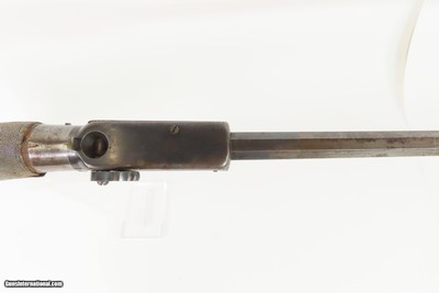 EUROPEAN Antique Stock Reservoir “WIND GUN” 19th Century SHAGREEN WRAPPED.40 Caliber Smoothbore 1800s Air Rifle! - Image 22 of 25