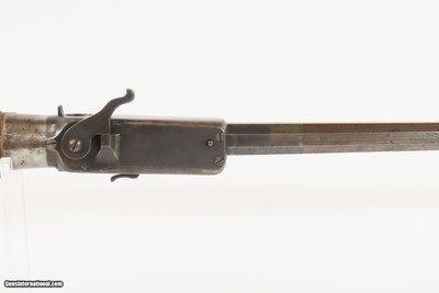 EUROPEAN Antique Stock Reservoir “WIND GUN” 19th Century SHAGREEN WRAPPED.40 Caliber Smoothbore 1800s Air Rifle! - Image 11 of 25
