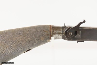 EUROPEAN Antique Stock Reservoir “WIND GUN” 19th Century SHAGREEN WRAPPED.40 Caliber Smoothbore 1800s Air Rifle! - Image 10 of 25